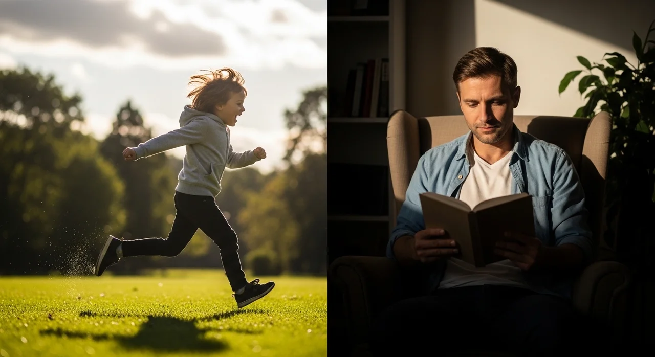 아이와 아빠의 기질 차이, 한눈에 비교하기