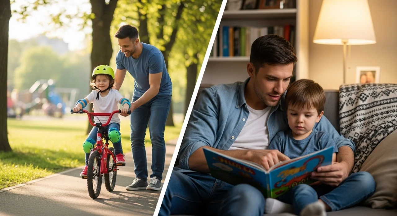 어떤 아빠가 되고 싶은가요? 두 가지 육아 스타일 비교