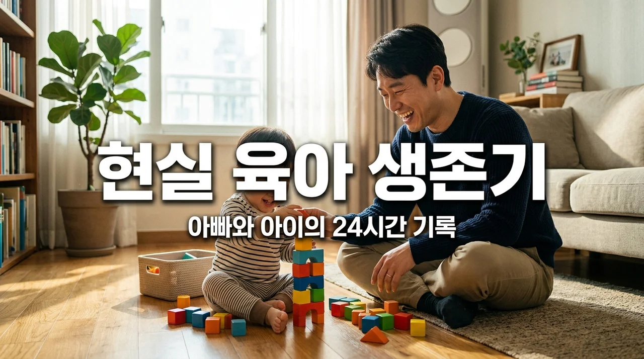 엄마 없는 주말 아빠와 아이의 24시간 생존 기록 | 현실 육아 꿀팁
