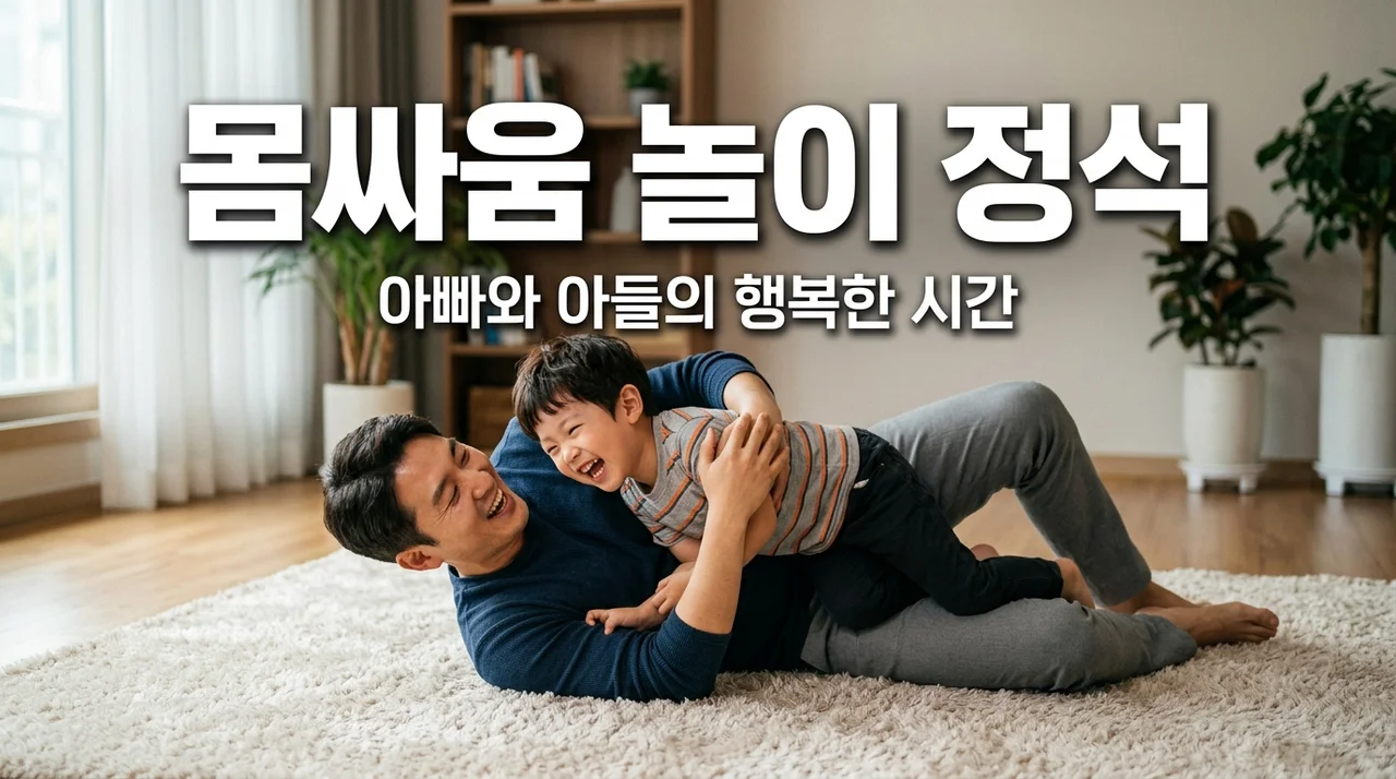 아빠와 아들 몸싸움 놀이 정석, 유대감 높이는 5가지 비결