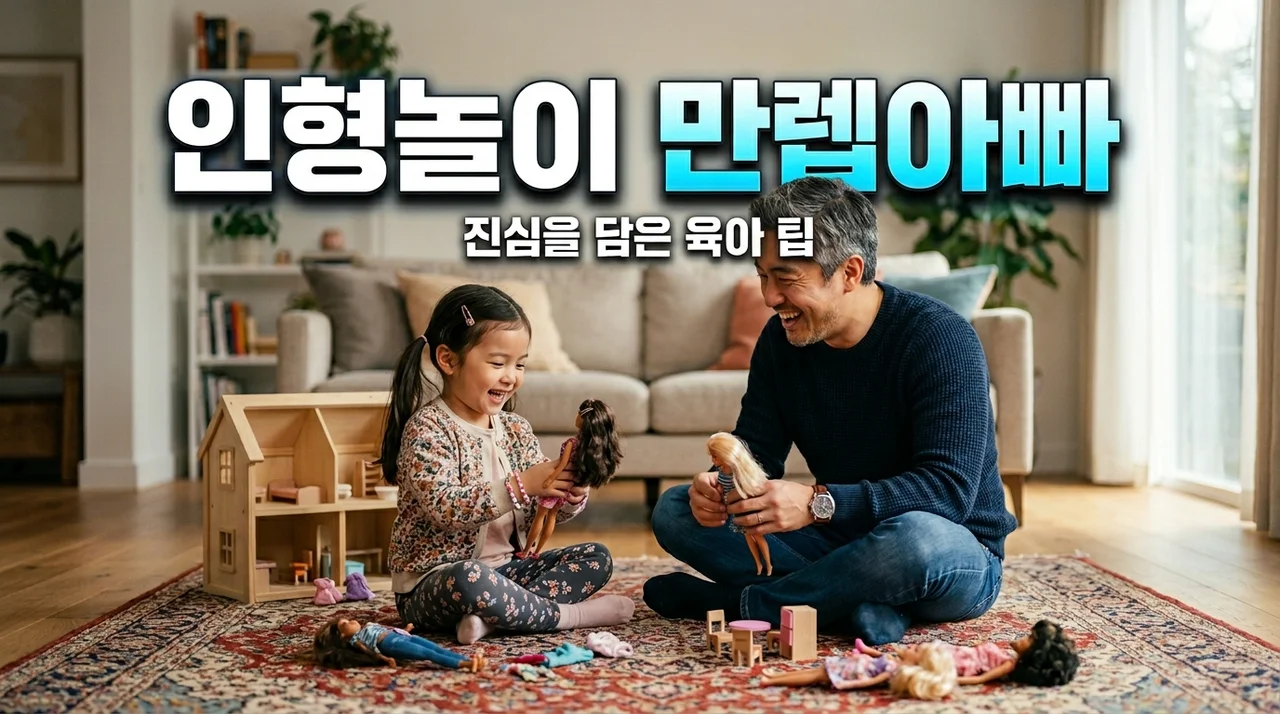 딸아이 인형 역할극, 아빠가 '진심'으로 참여하는 비법 5가지