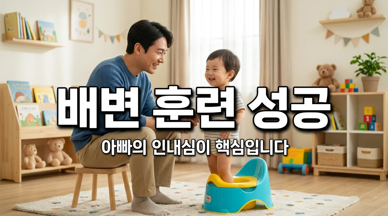아빠가 가르치는 배변 훈련 성공 비법! 인내심 기르는 육아 팁 5가지