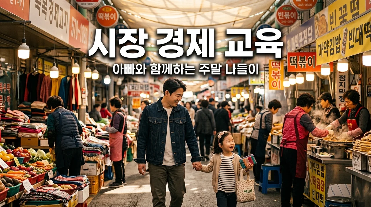 주말 시장 나들이로 완성하는 살아있는 경제 교육! 아빠를 위한 실전 가이드