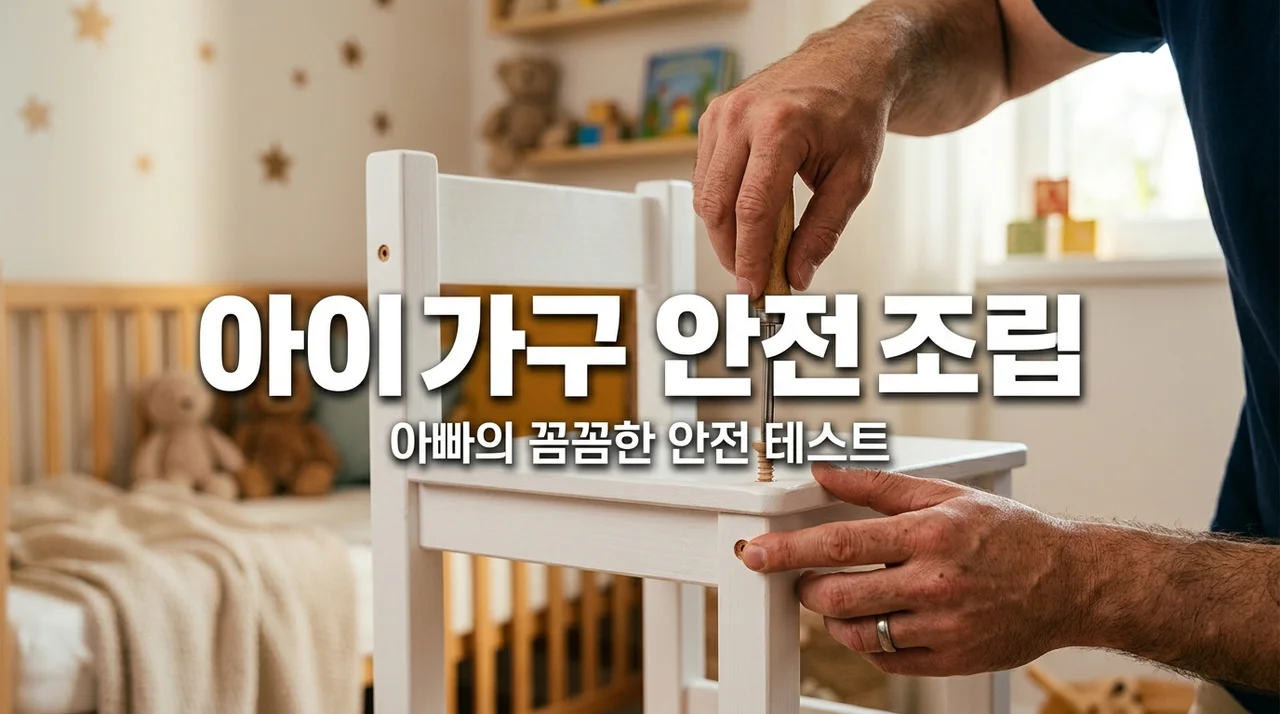 아빠가 직접 조립하는 아이 가구 안전성 테스트 및 조립 가이드