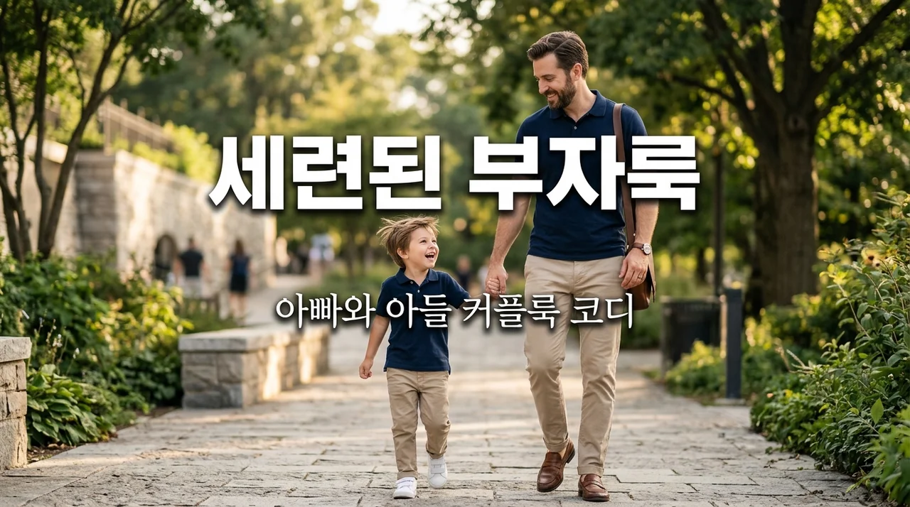 아빠와 아이의 커플룩 코디, 세련된 부자지간 스타일링 비법 5가지