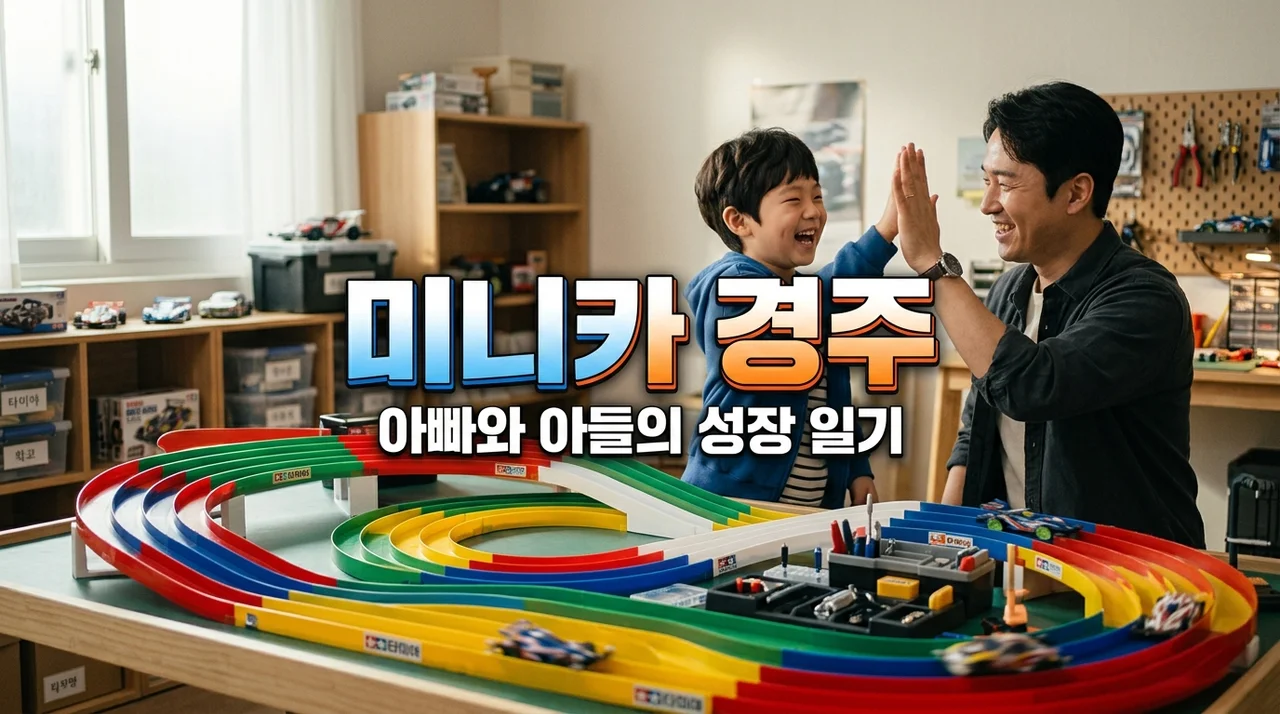 아빠와 아들 미니카 경주, 아이의 승부욕을 성장 동력으로 바꾸는 비결