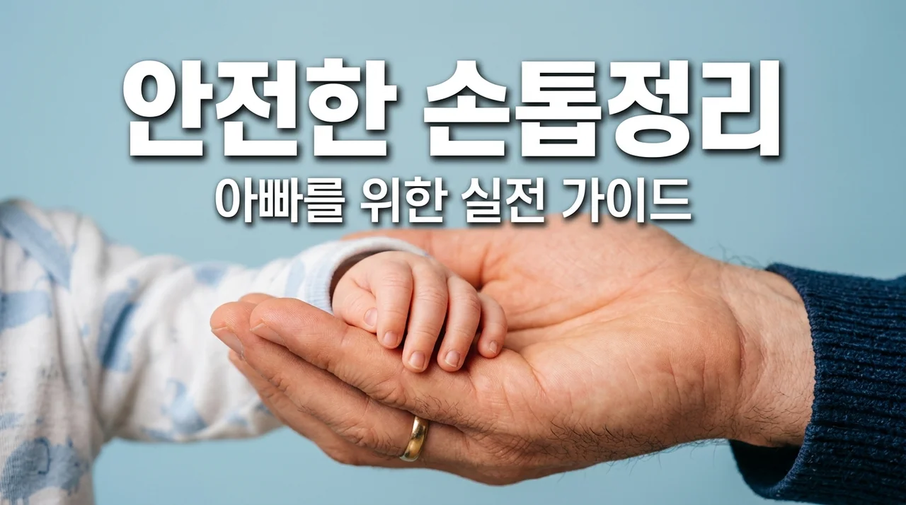 아빠가 해주는 아이 손발톱 정리, 상처 없이 안전하게 깎는 5가지 비결