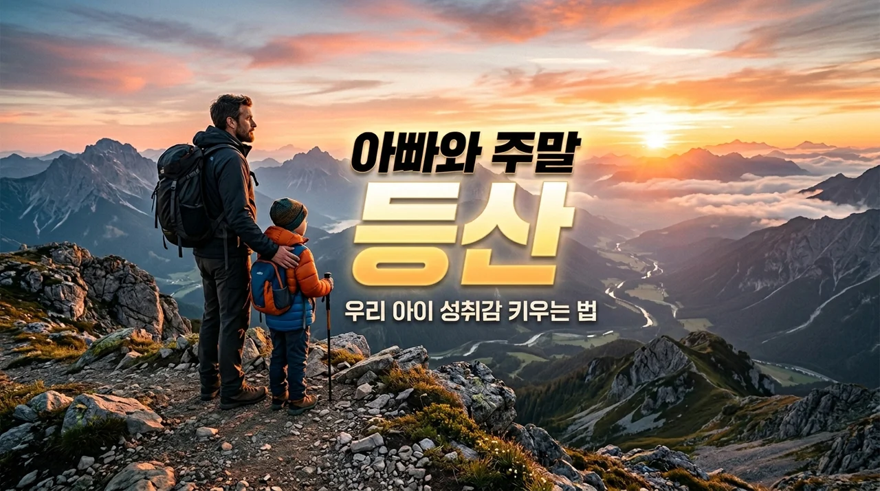 아빠와 주말 등산, 산 정상에서 성취감 느끼는 아이를 위한 완벽 가이드