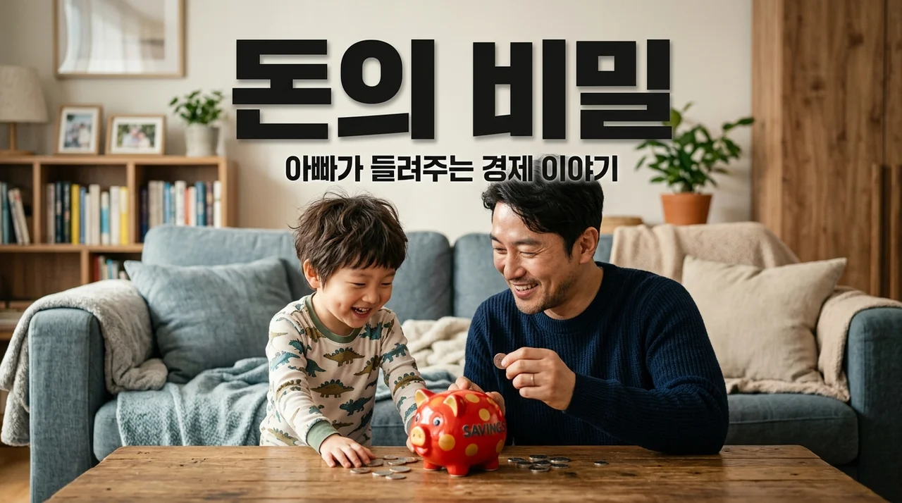 아이 질문 "돈은 어디서 나와?" 현명한 아빠의 경제 교육법 5가지