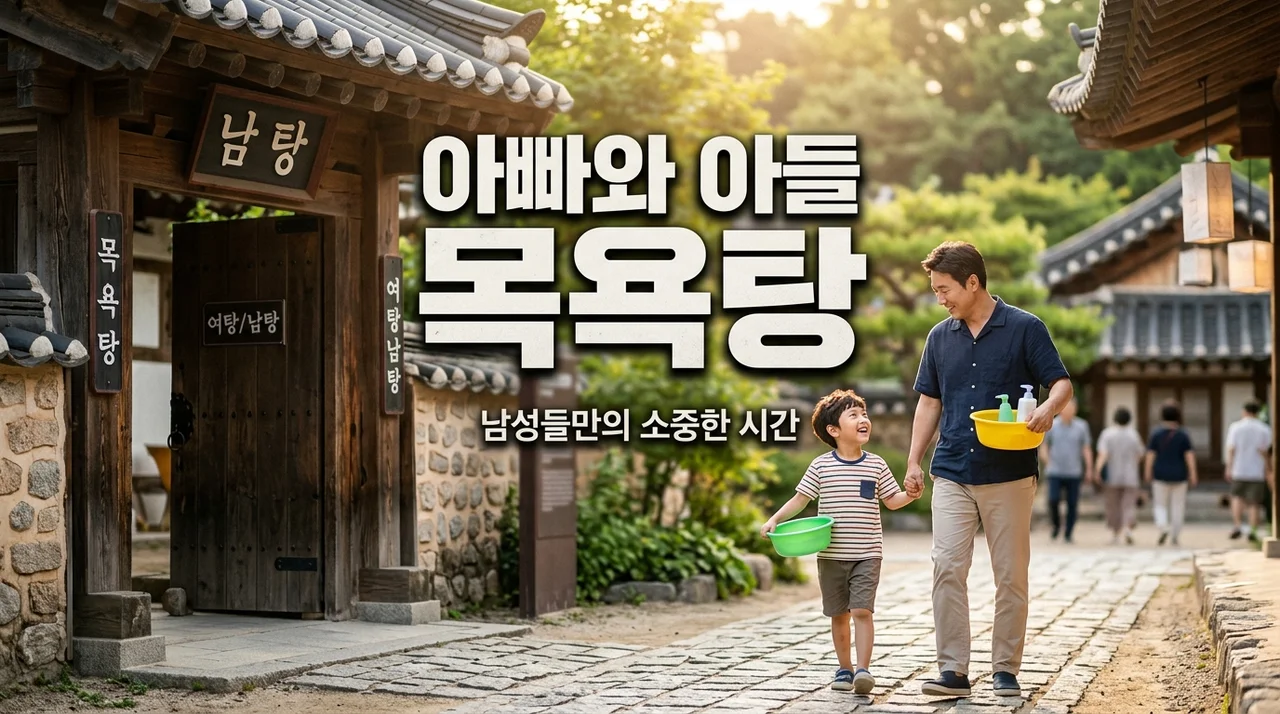 아빠와 아들의 목욕탕 나들이: 남성들만의 유대감 형성을 위한 완벽 가이드