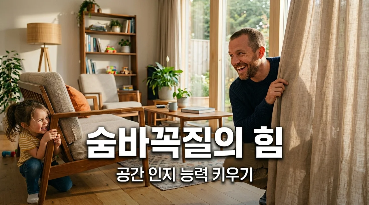 아빠와 함께하는 숨바꼭질 아이의 공간 인지 능력 키우기 5가지 비결