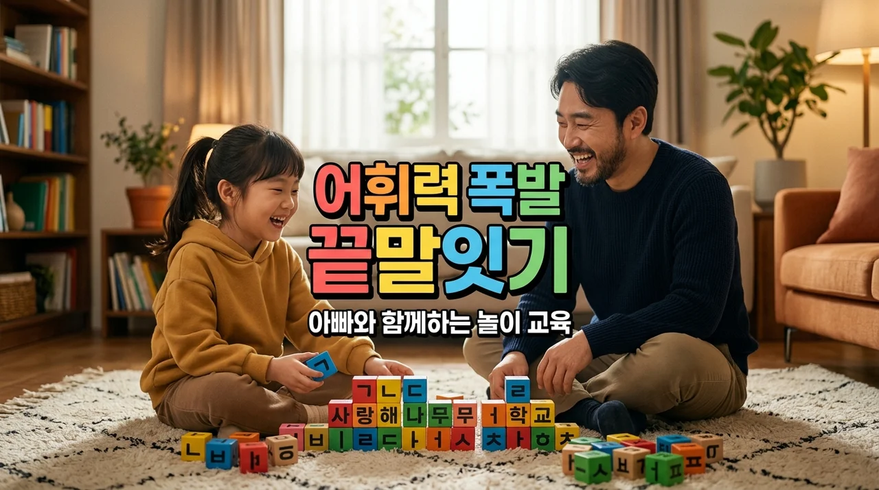 아빠표 끝말잇기 게임, 우리 아이 어휘력 2배 확장하는 실전 비법