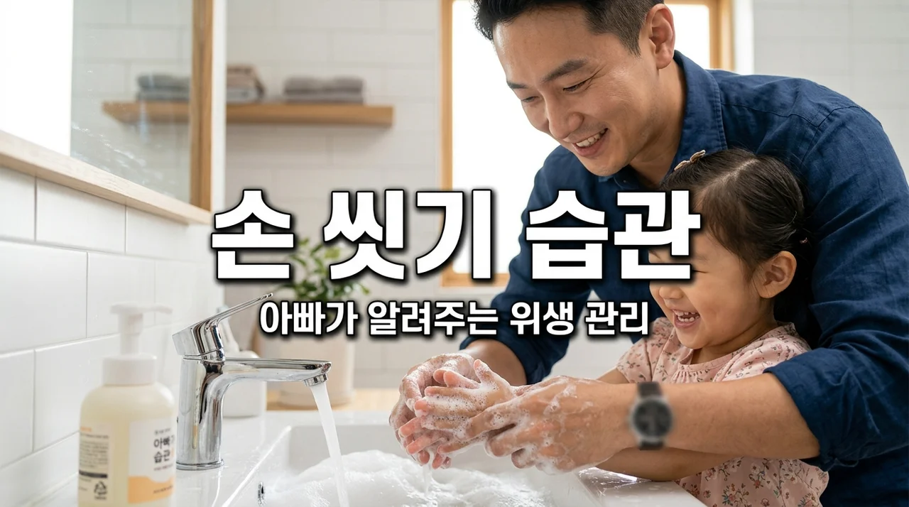 올바른 손 씻기 방법과 개인 위생 습관: 아빠가 알려주는 6단계 꿀팁