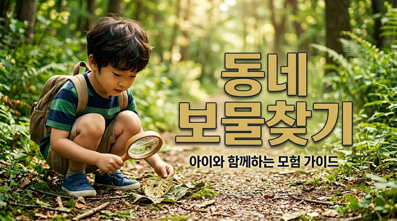 아이와 함께하는 동네 산책길 보물 찾기 이벤트 완벽 준비 가이드