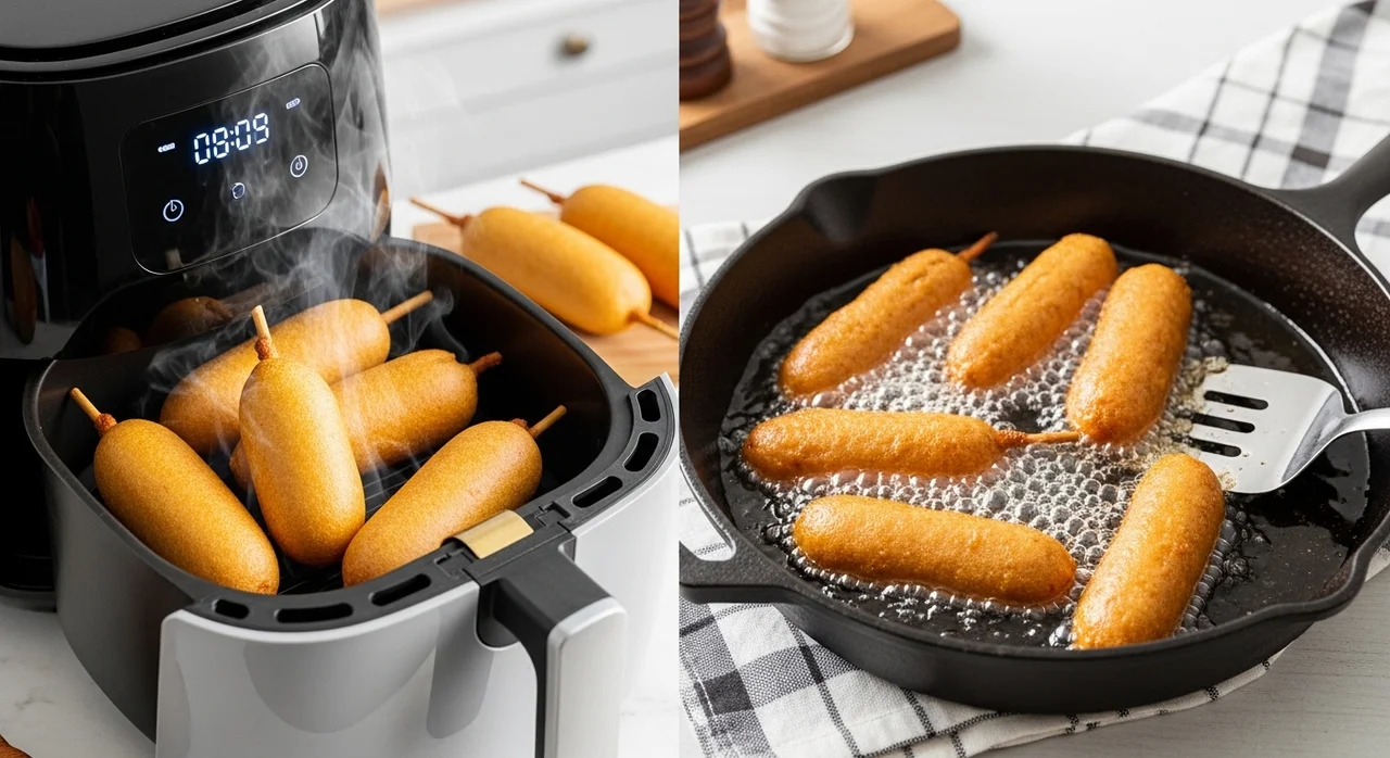 어떤 조리법이 좋을까? 에어프라이어 vs 프라이팬
