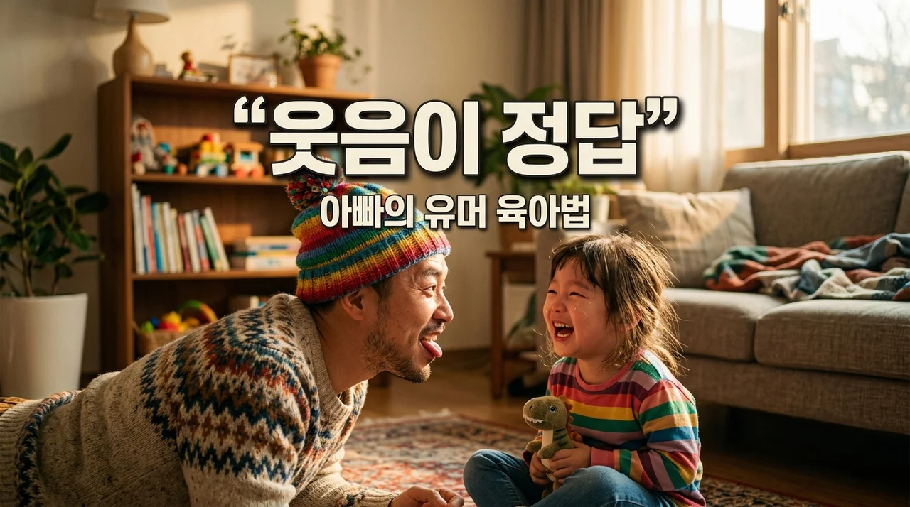 아이 짜증 대처법, 아빠의 슬기로운 유머 감각이 아이 자존감 높인다