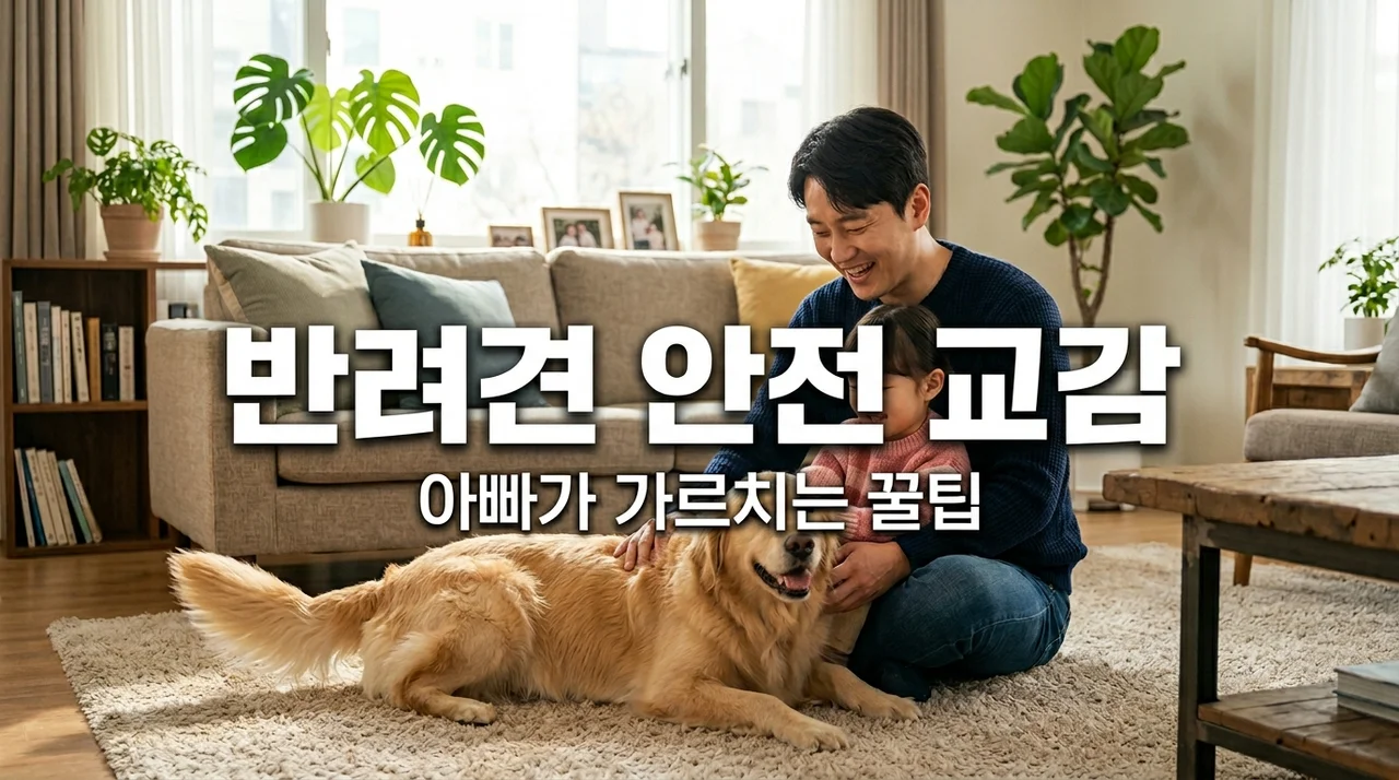 아빠가 가르치는 반려견 교감 방법: 아이와 강아지 모두 안전한 5가지 비결