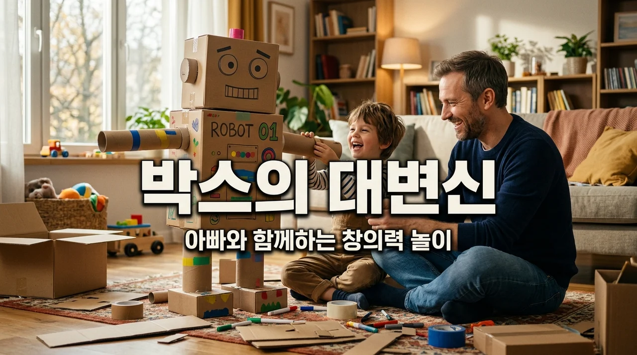 아빠표 재활용품 만들기: 박스의 변신으로 아이 창의성 200% 높이기