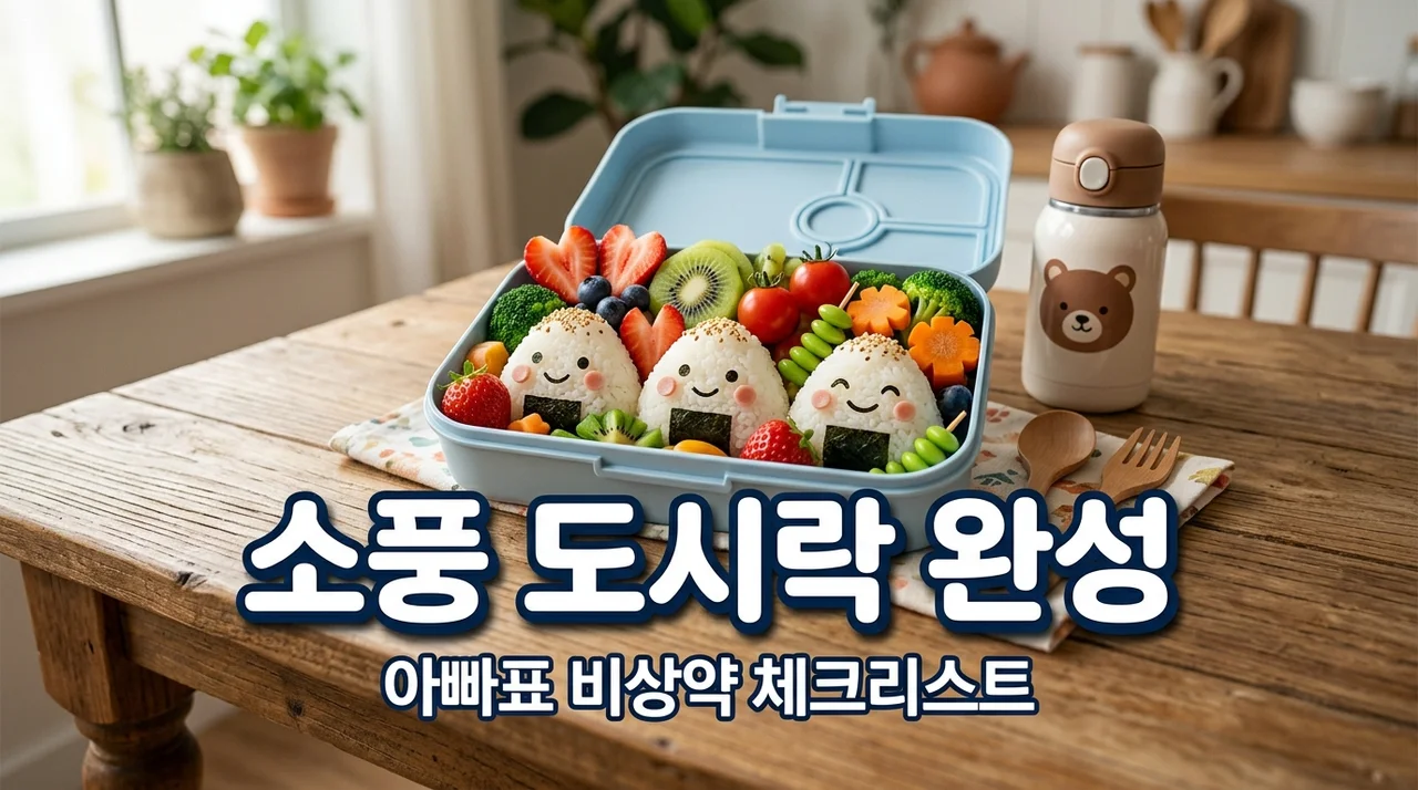 어린이집 소풍 도시락 아빠가 직접 챙기는 꿀팁과 필수 비상약 정리