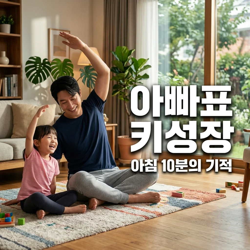 아빠와 함께하는 아침 스트레칭: 키 쑥쑥 마음 탄탄 성장 비결
