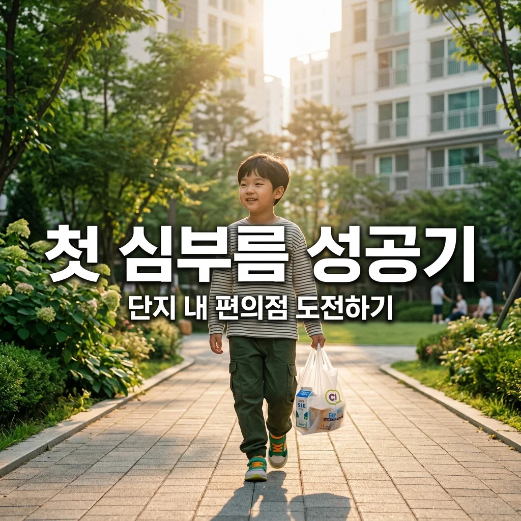 아이 첫 심부름 아파트 단지 내 편의점 성공을 위한 5가지 체크리스트