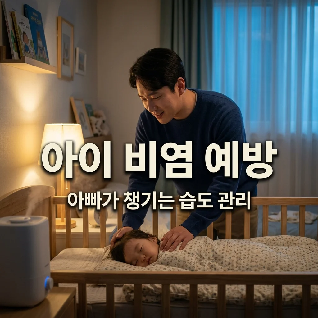 환절기 아이 비염 예방, 아빠가 직접 하는 실내 습도 관리 가이드