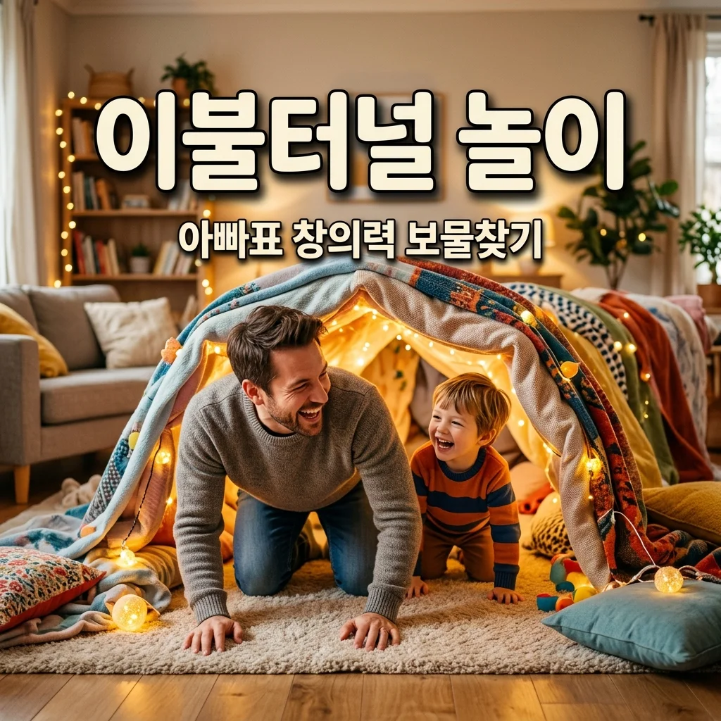 아빠표 창의력 놀이: 이불 터널 속 보물찾기 방법과 교육 효과