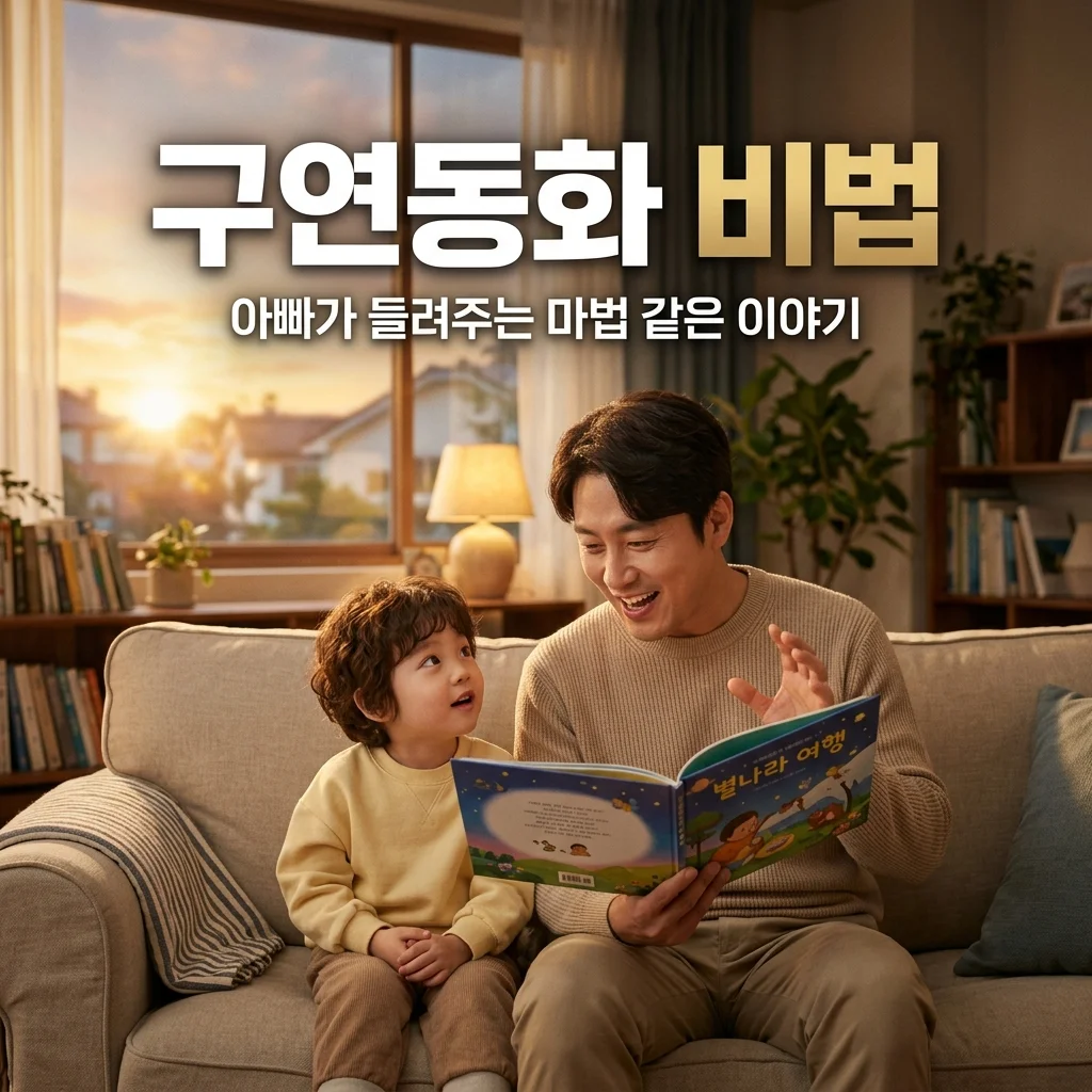 아빠의 구연동화 스킬! 아이가 푹 빠지는 그림책 읽기 비법 5가지