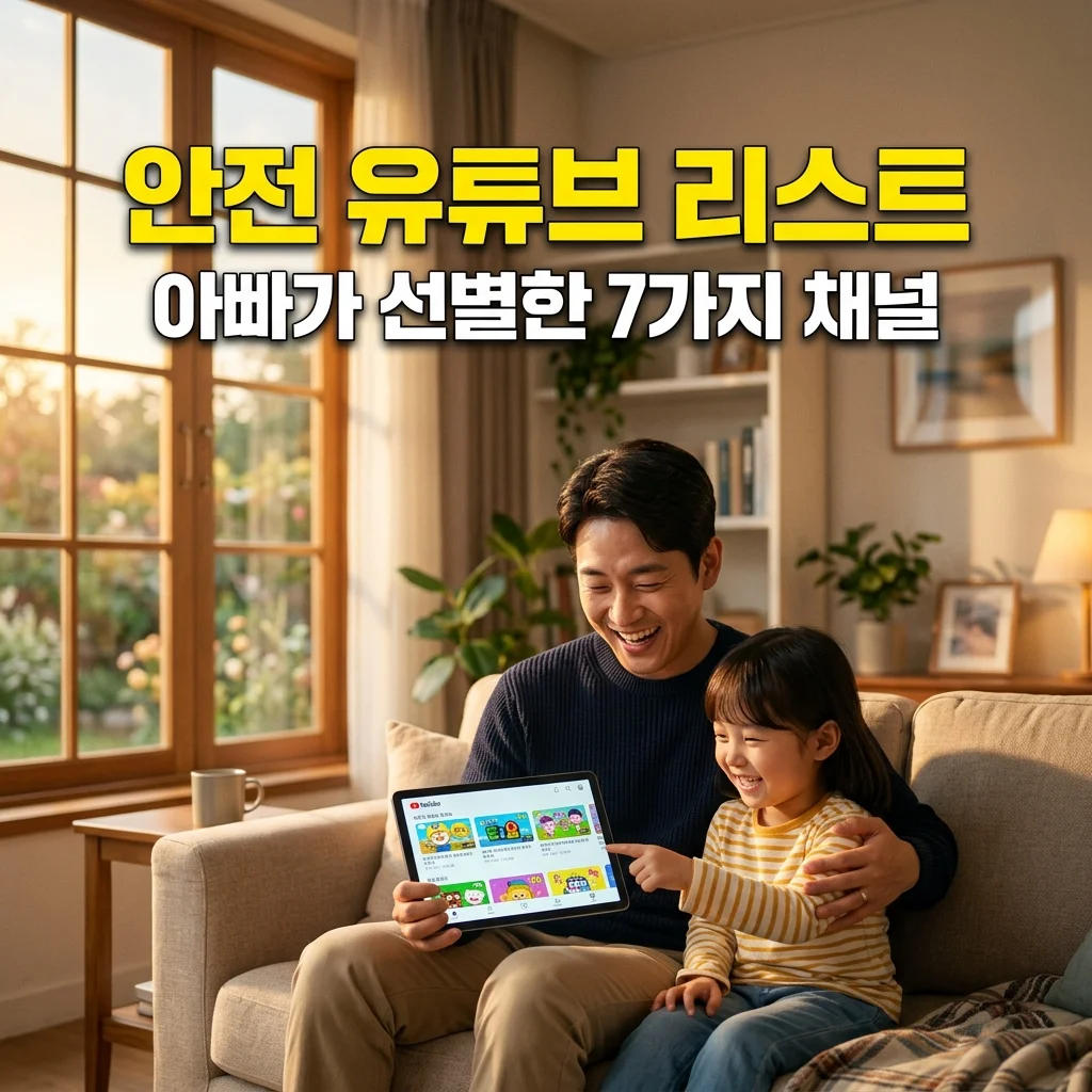 우리 아이 안전한 유튜브 채널 리스트 7선 | 아빠가 선별한 안심 가이드