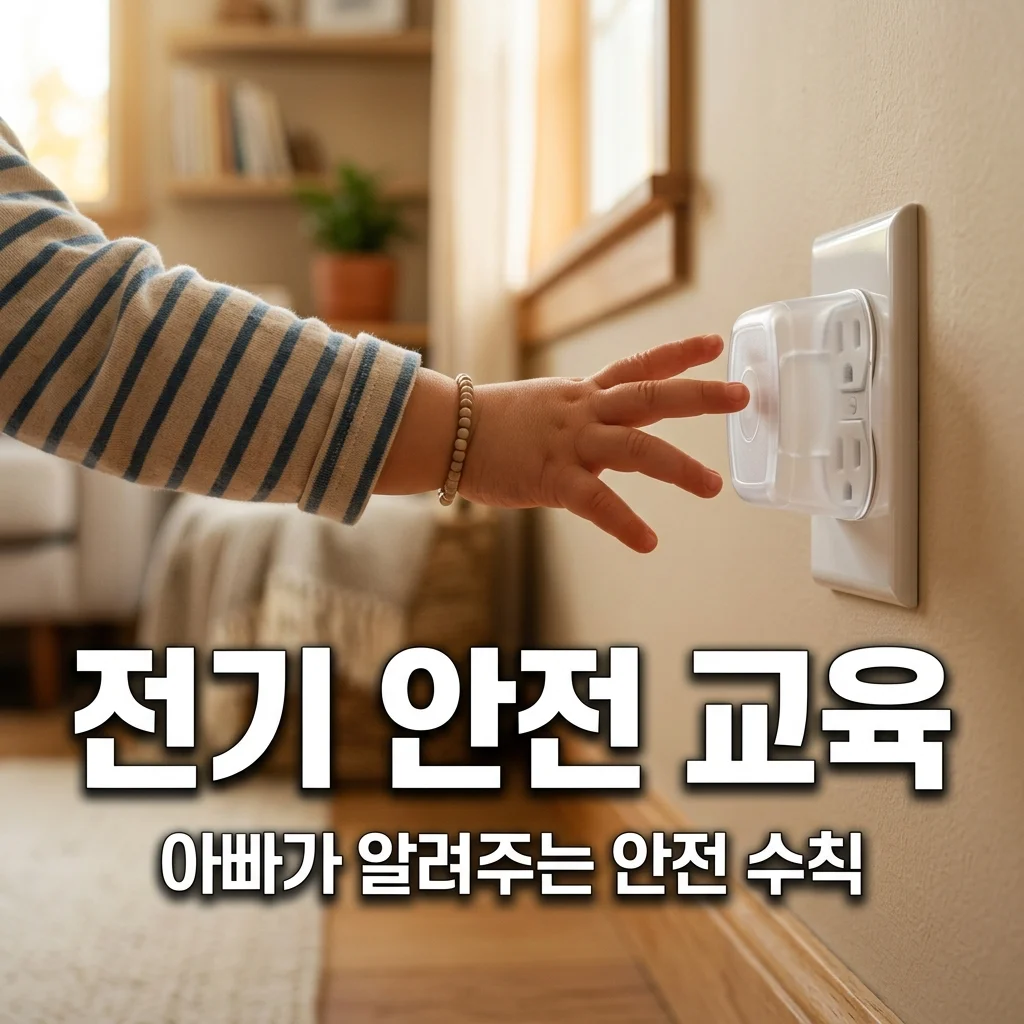 아빠가 알려주는 전기 안전 수칙! 아이가 코드를 만지면 안 되는 이유