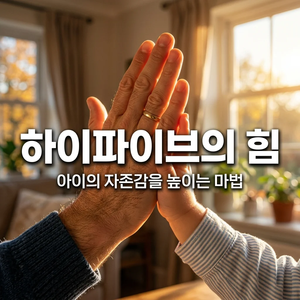 아빠의 하이파이브, 아이의 자존감을 높이는 0.5초의 마법