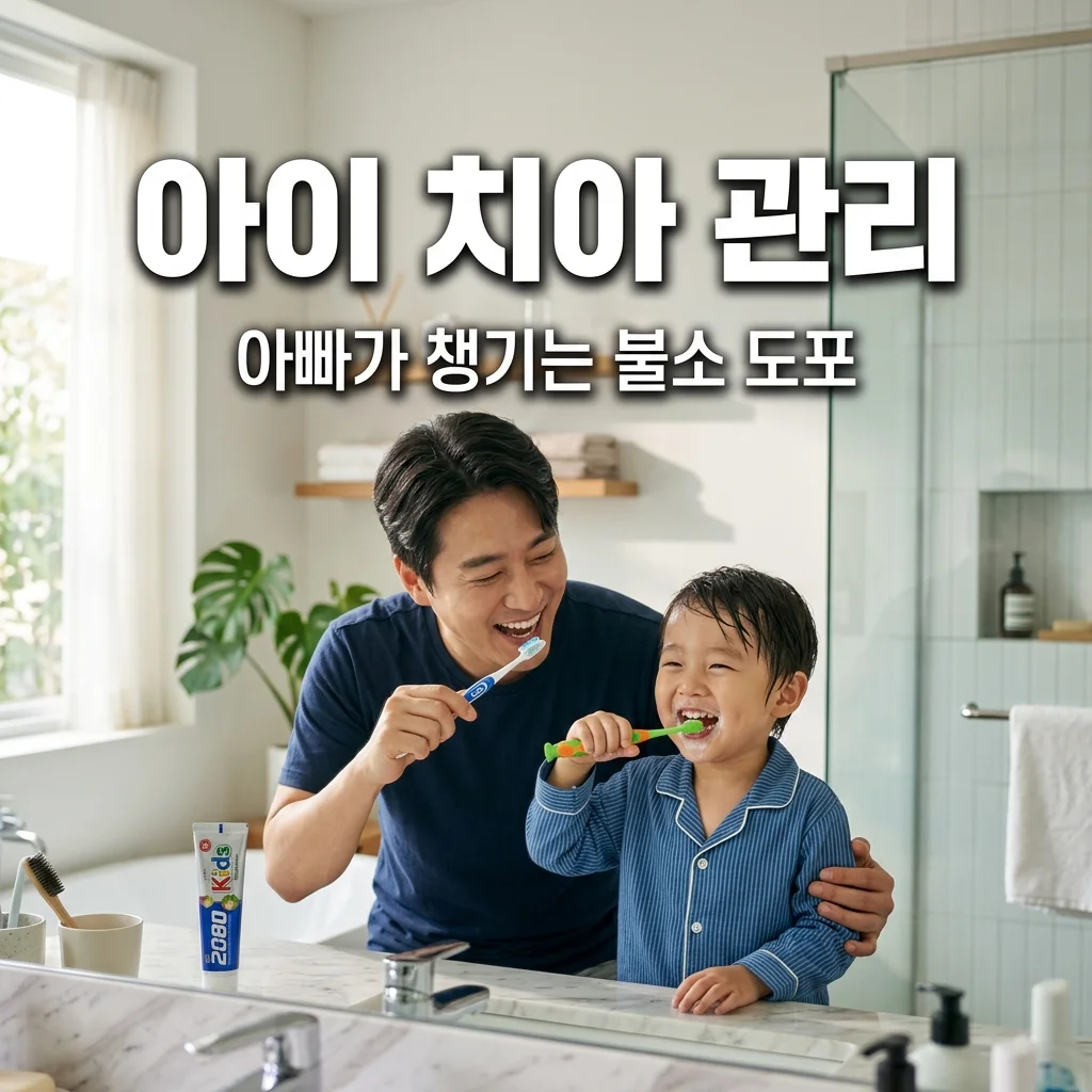 아이 치아 관리 비결, 아빠가 꼭 알아야 할 불소 도포 효과와 시기