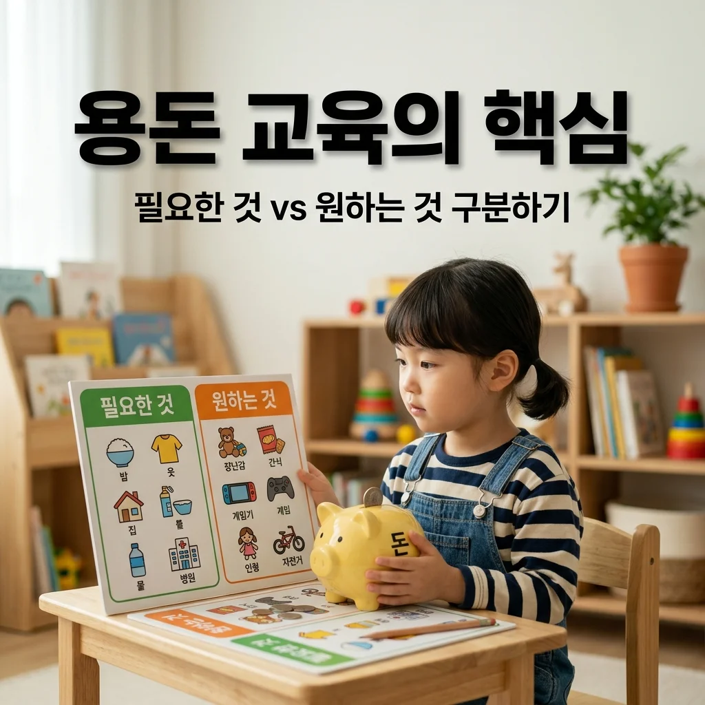 아이의 첫 번째 용돈 관리, 필요한 것과 원하는 것 구분하는 법 5가지