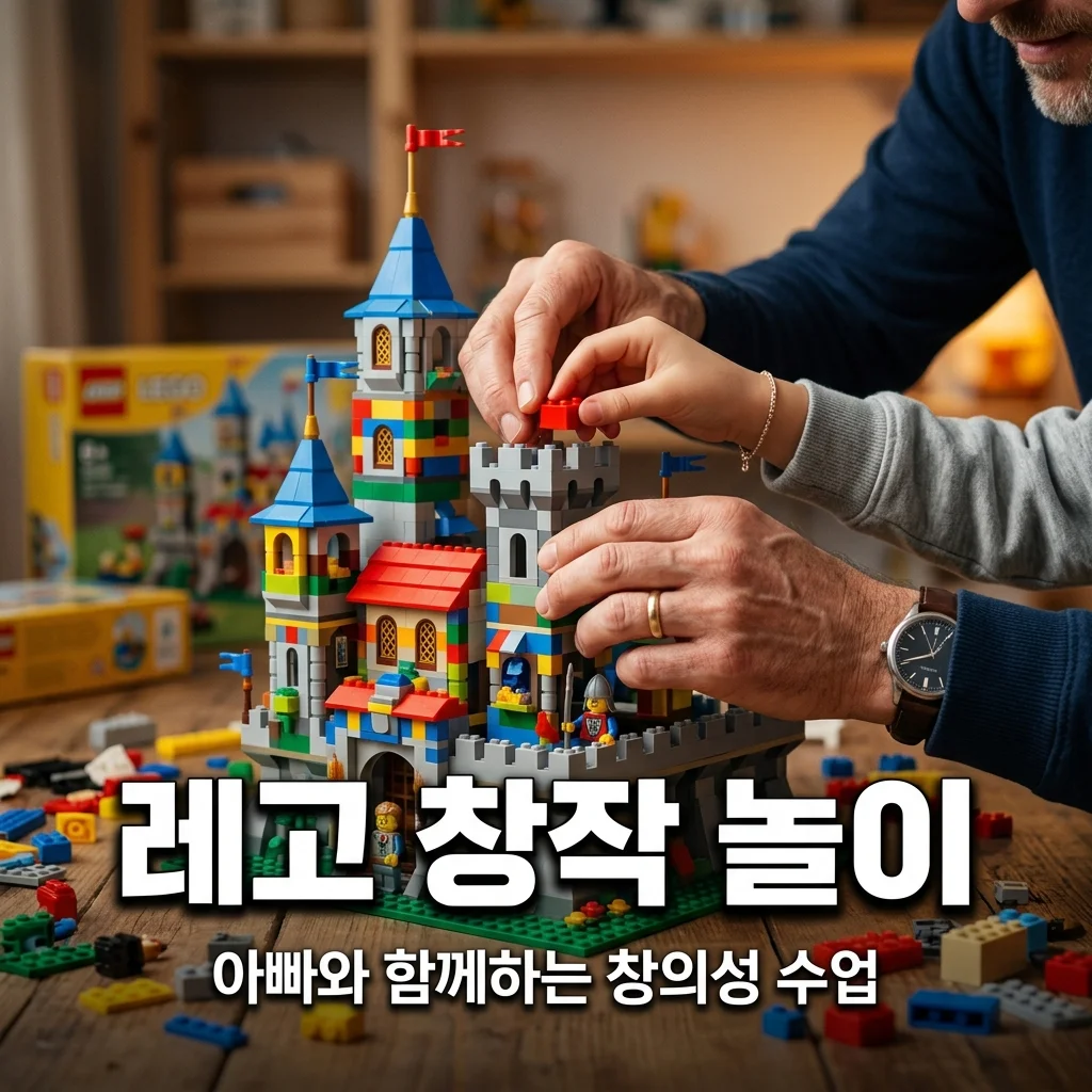 아빠와 레고 창작 놀이, 아이 창의성 200% 높이는 5가지 꿀팁