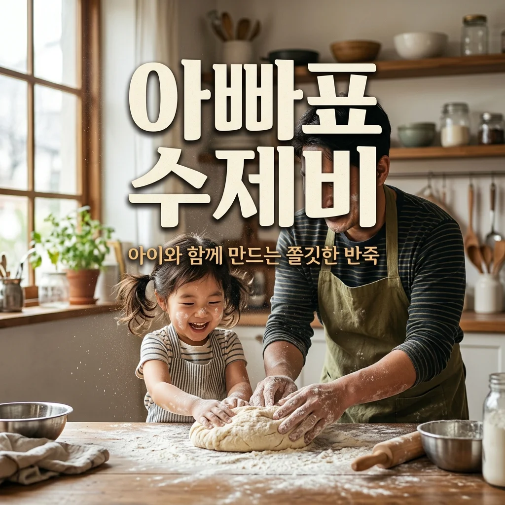 아빠표 주말 요리 교실! 쫄깃한 수제비 반죽 황금비율과 숙성 비법