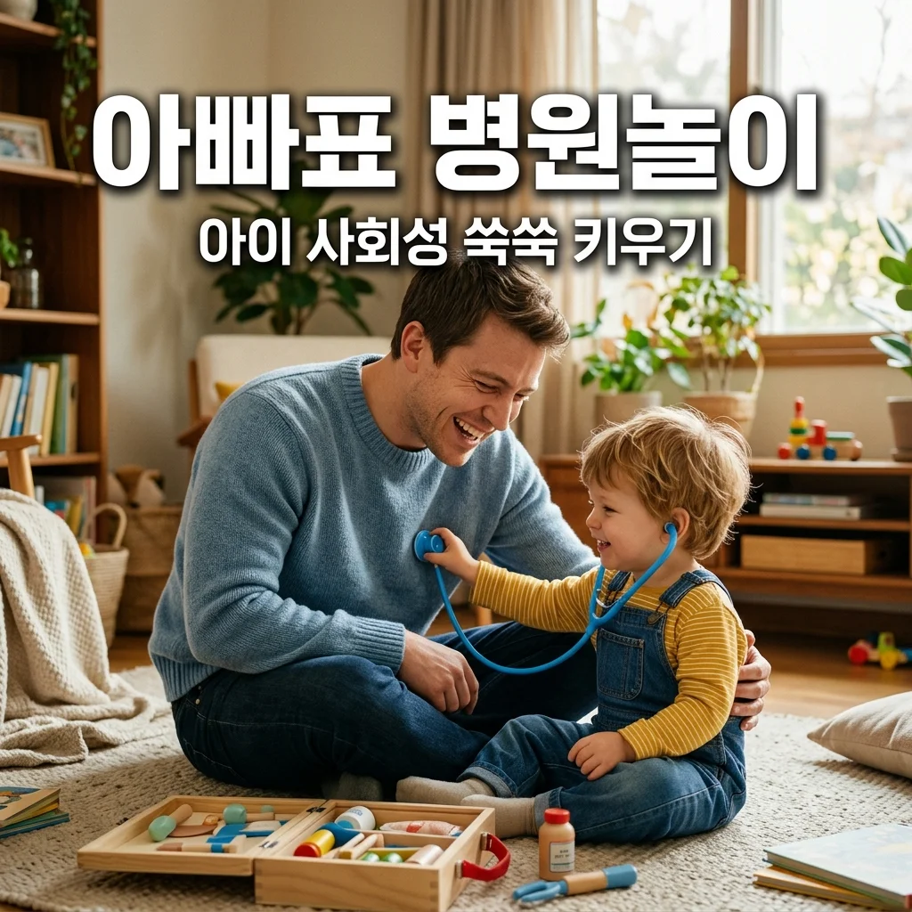 아이 사회성 키우는 아빠표 병원 역할 놀이! 효과적인 5단계 방법