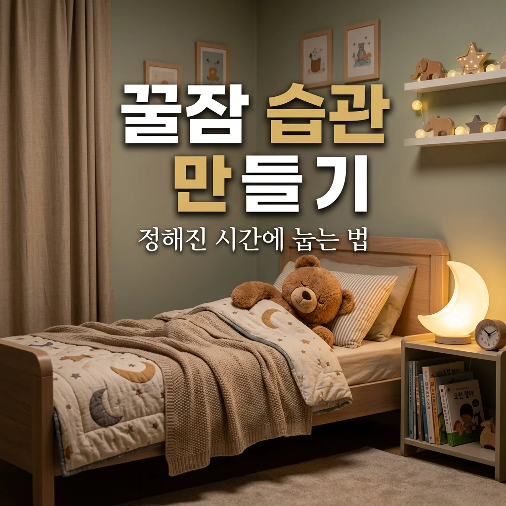 올바른 잠자리 습관 정해진 시간에 눕기, 아빠가 전하는 현실 육아 비법