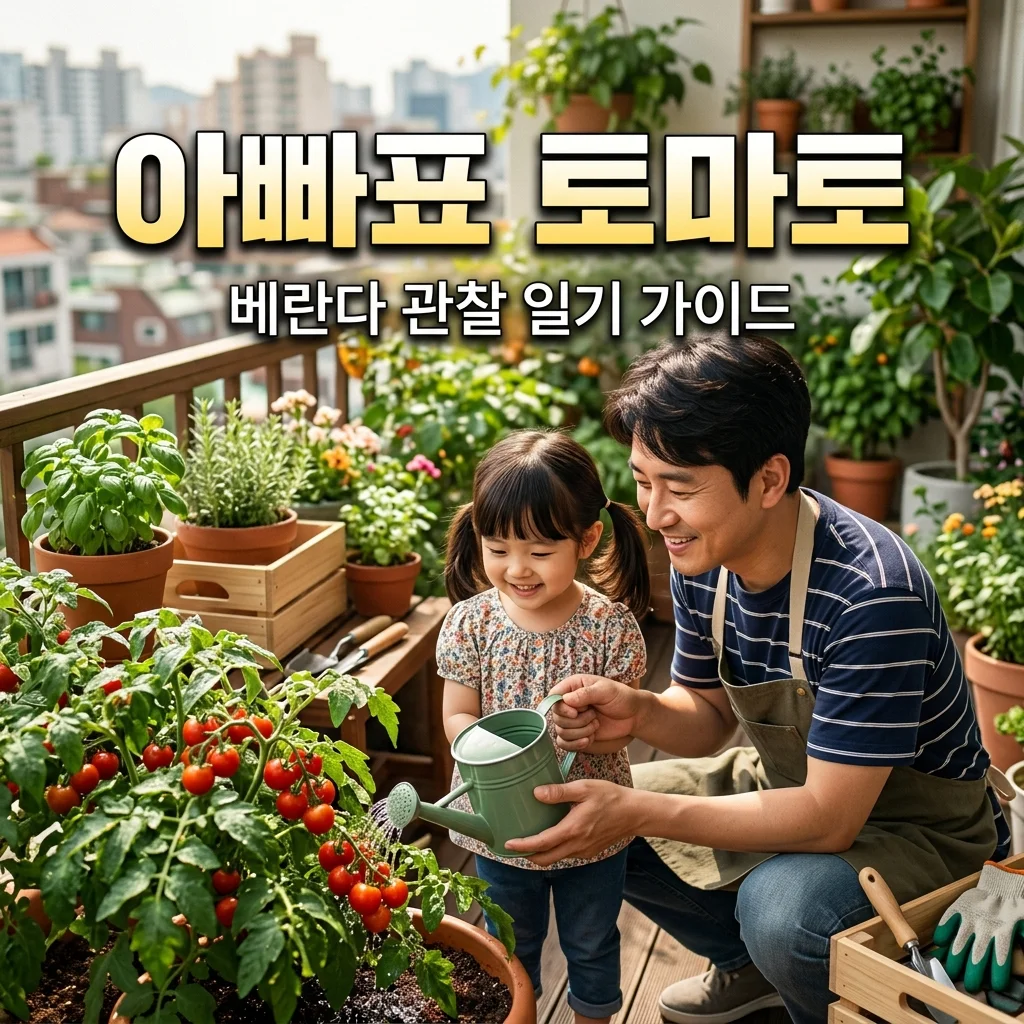 아빠표 홈 가드닝 베란다 방울토마토 키우기 관찰 일기 및 성공 꿀팁