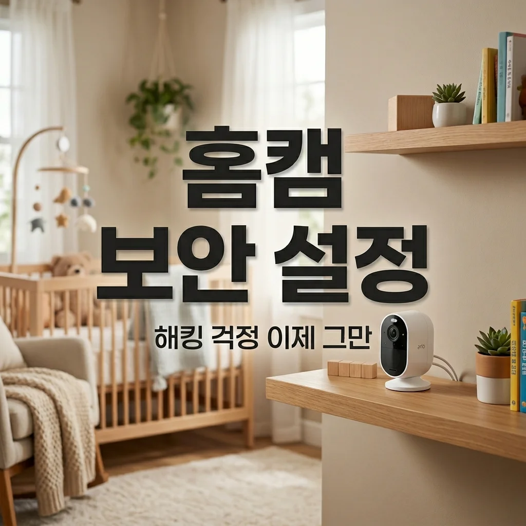 아기방 홈캠 보안 설정! 아빠가 직접 구축하는 해킹 방지 가이드