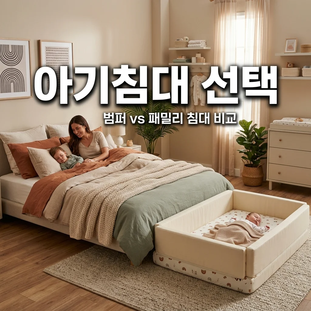 아기 침대 고르는 기준: 패밀리 침대 vs 범퍼 침대 아빠가 본 안전성 공간 효율 비교