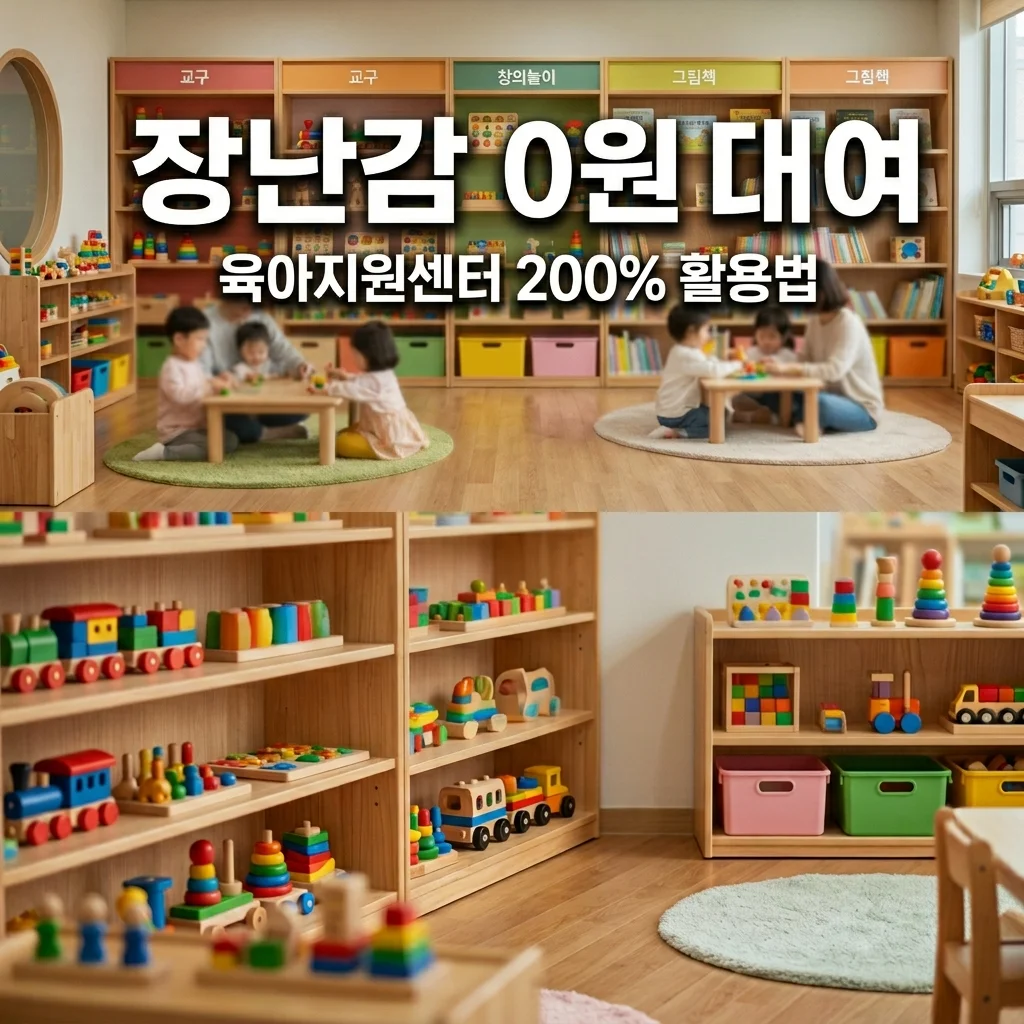 장난감 대여 0원? 육아종합지원센터 200% 활용법 (아빠의 찐 분석)