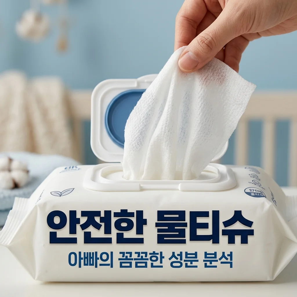 아기 물티슈 성분 분석! 아빠가 고른 유해 물질 없는 두꺼운 물티슈 선택법