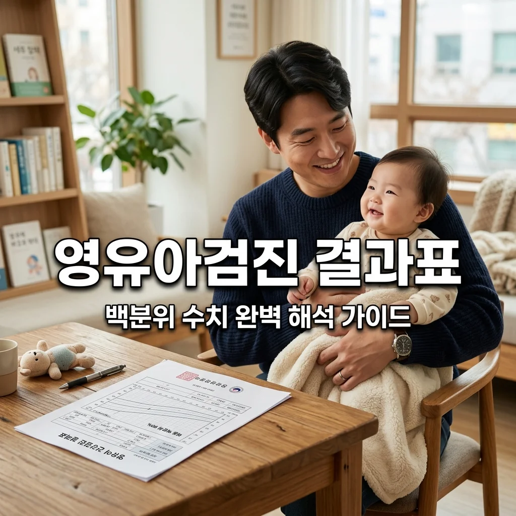 영유아 검진 결과표 보는 법: 백분위 수치 의미와 아빠의 성장 발달 체크
