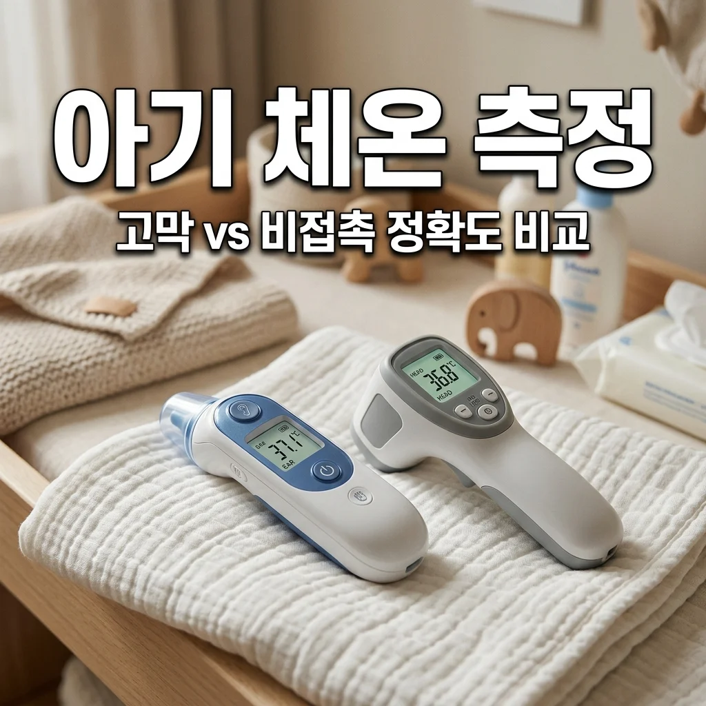 아기 체온 부위별 측정법! 고막 vs 비접촉 체온계 정확도 비교 총정리