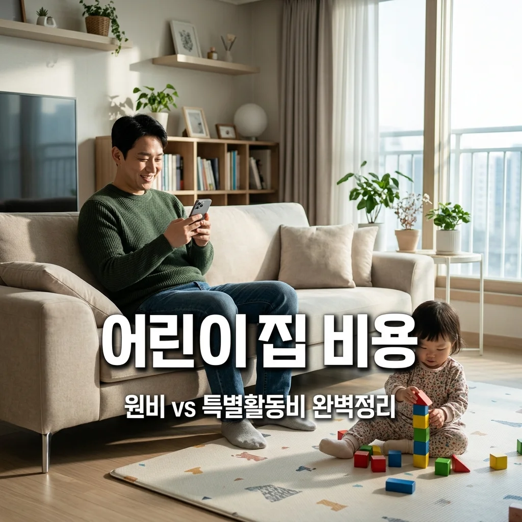 어린이집 원비 지원과 특별활동비 차이? 아빠가 정리한 보육 비용 총정리