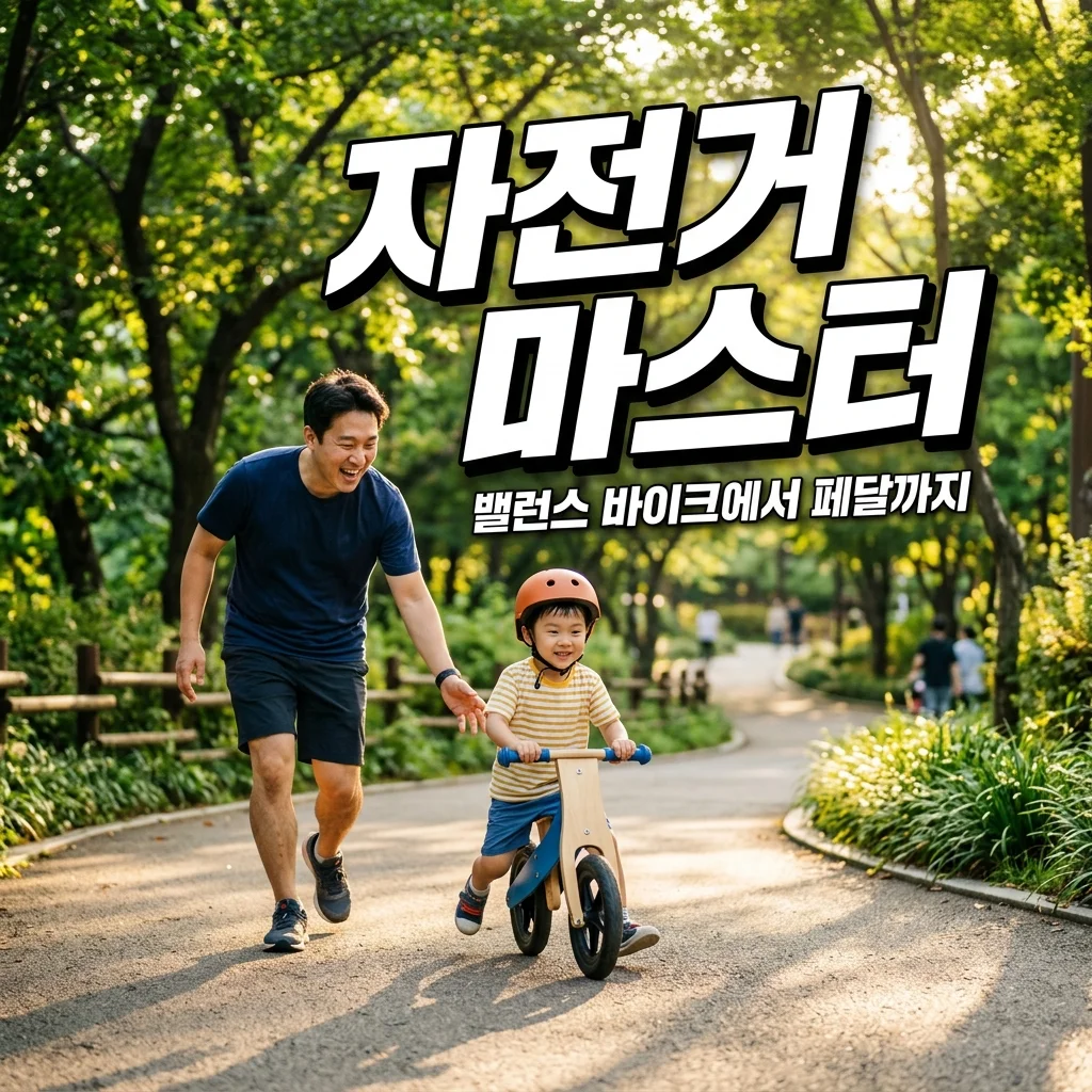 유아 자전거 밸런스 바이크로 시작! 아빠가 가르치는 페달 자전거 마스터 가이드