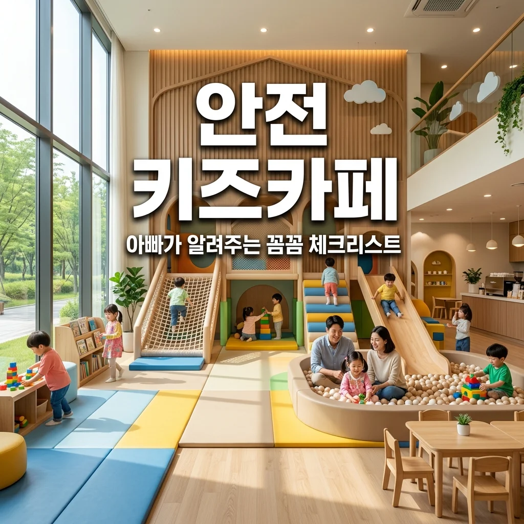 키즈카페 안전 요트 체크! 아빠가 전하는 위생 및 동선 확보 노하우