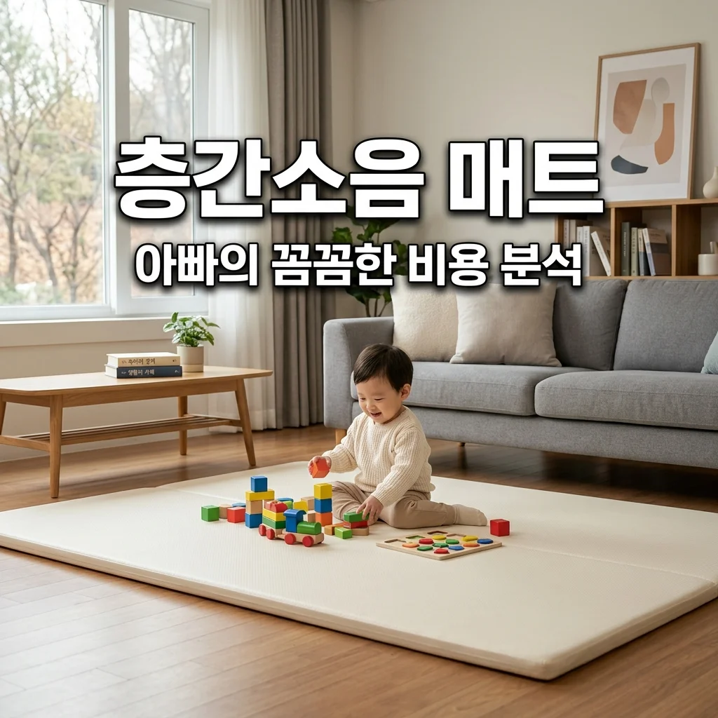 유아 놀이방 매트 층간소음 저감 효과 및 TPU 시공 vs 폴더매트 비용 분석