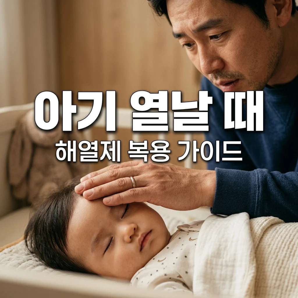 아기 열감기 대처법: 타이레놀 맥시부펜 교차복용 간격과 미온수 마사지 효과