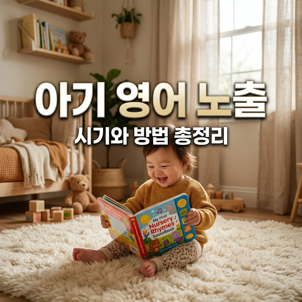 아기 첫 영어 노출 시기와 방법: 사운드북 동요 애니메이션 아빠의 현실 조언